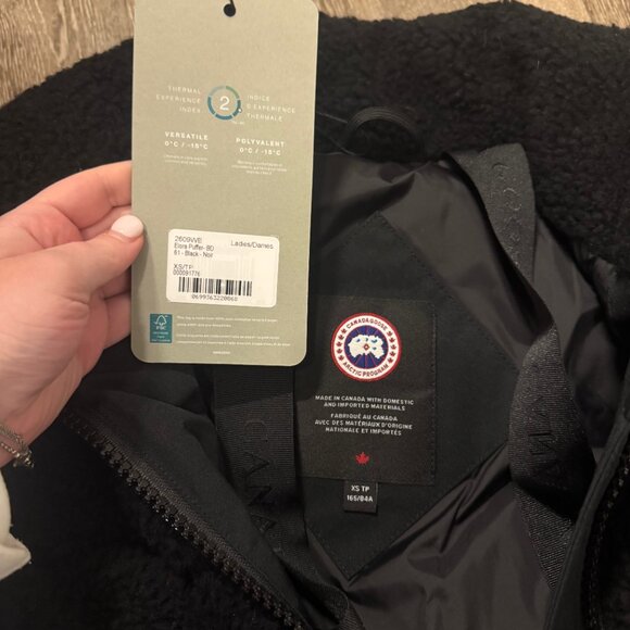 Canada Goose Elora Puffer Jacket – Black – XS – New With Tags - Picture 4 of 7